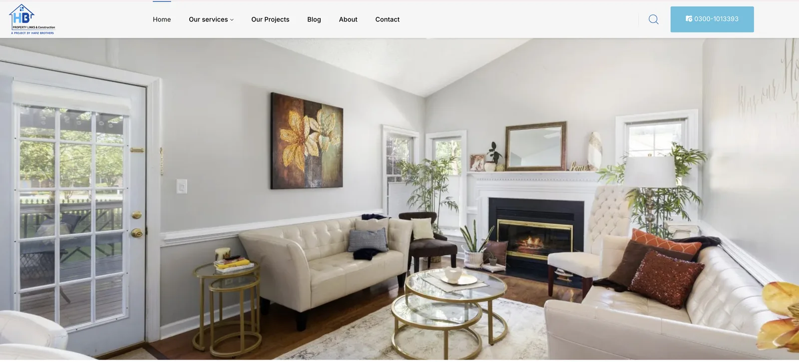 HB Property Links & Construction homepage — property and construction website
